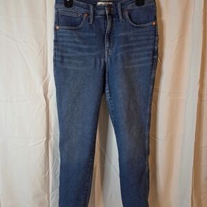 Madewell Stovepipe Light Blue Straight Leg Jeans Size 28P